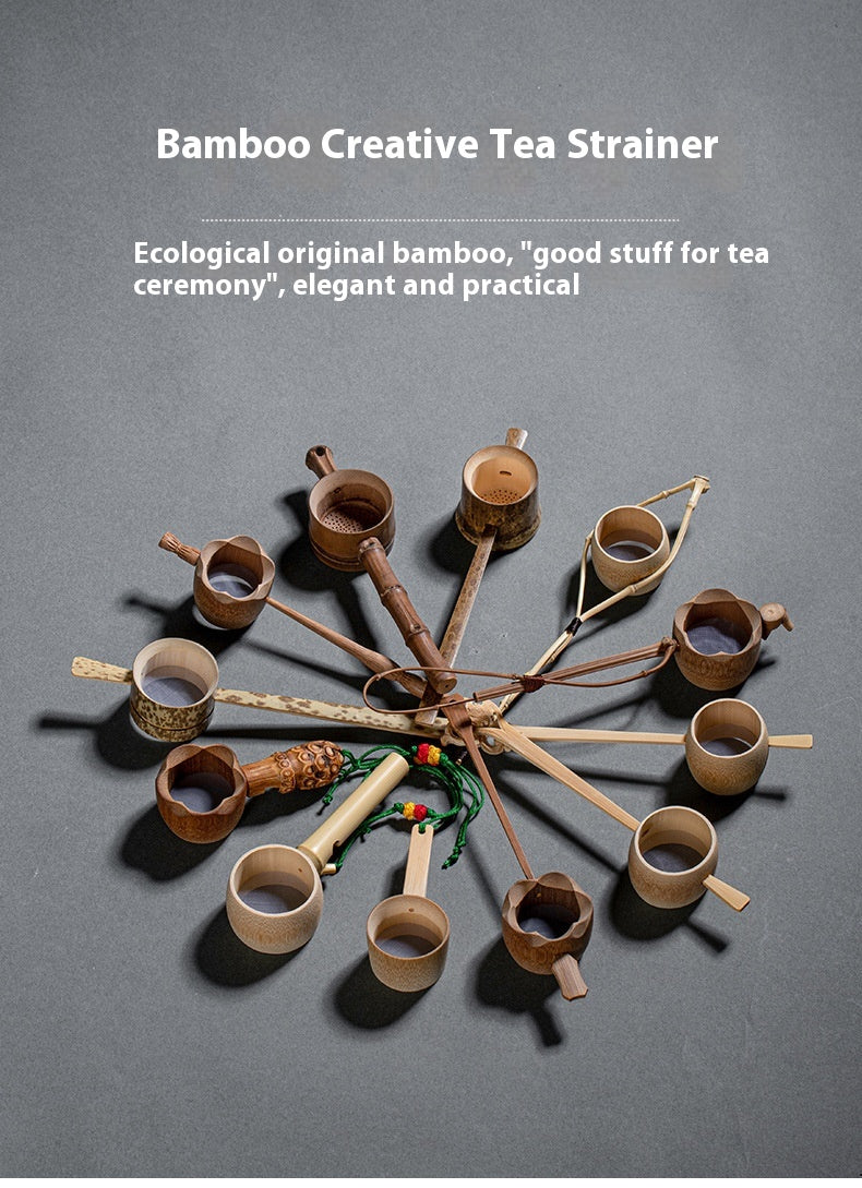 Handmade Bamboo Tea Strainer