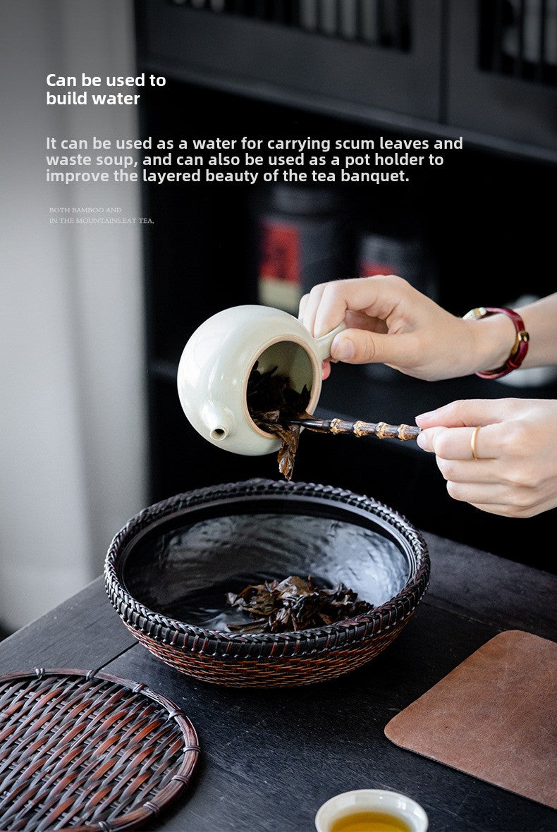 Simple Bamboo-Woven Tray