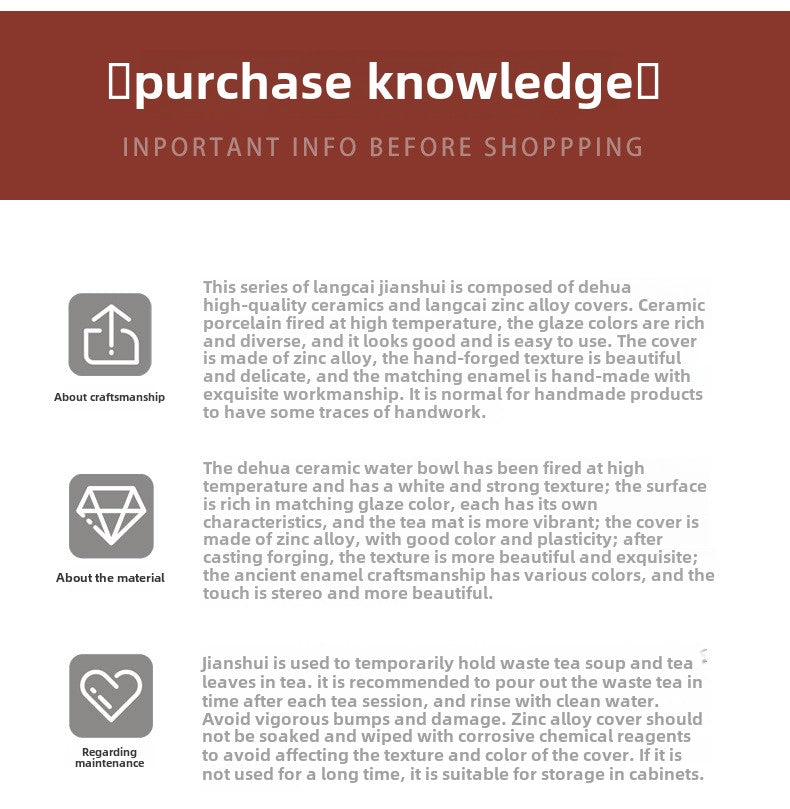 Chinese Household Colorful Ceramic Building Water with Lid