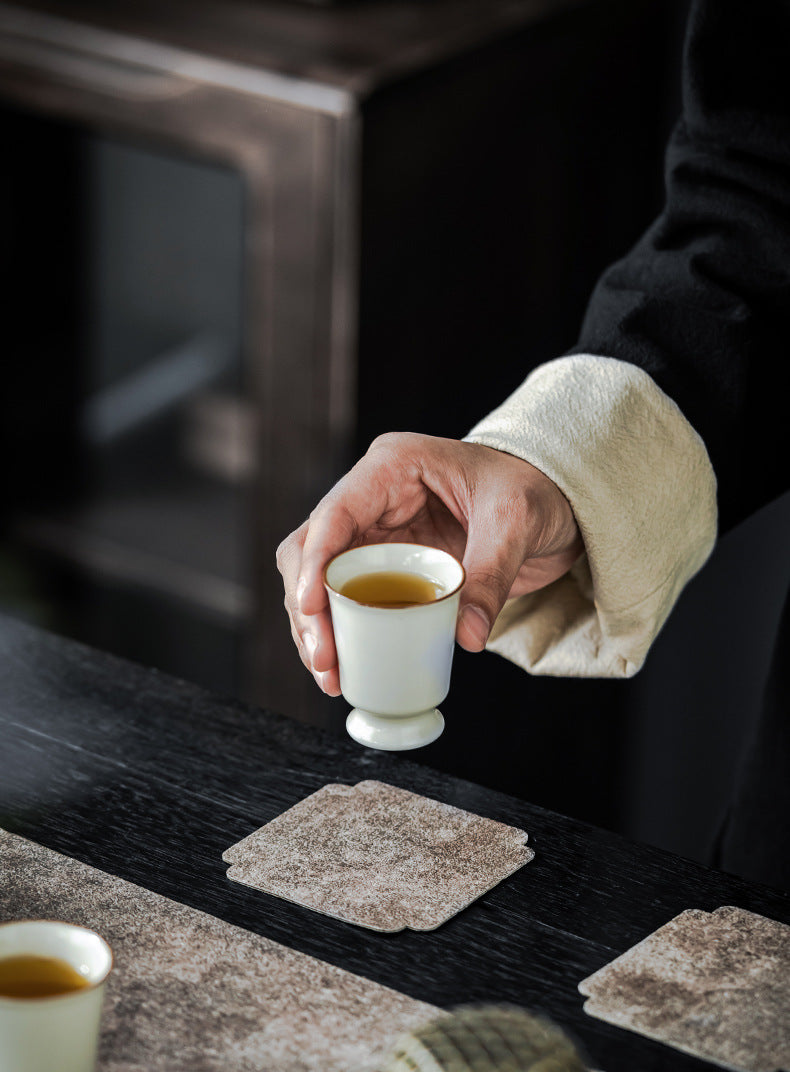 Microfiber cloth coasters