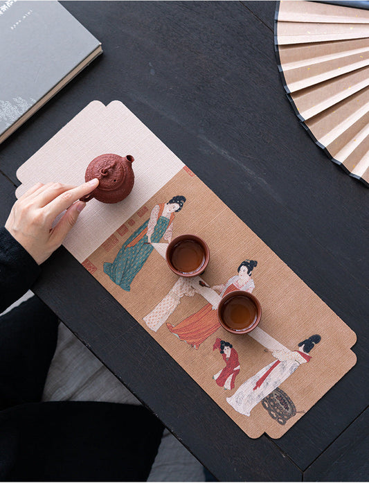 Tea Mat Coaster Heat Insulation Mat Waterproof Master Small Tea Mat