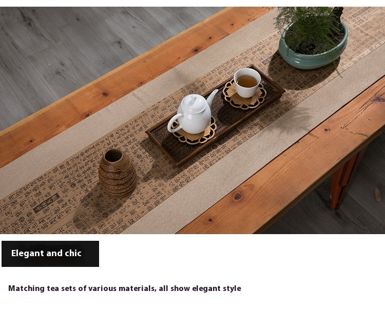 Chinese style tea flag