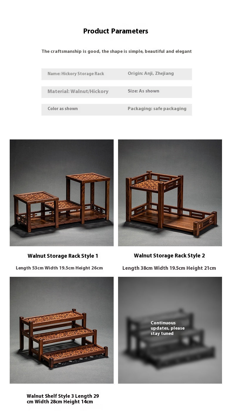 Walnut Black Walnut Solid Wood Antique Shelf
