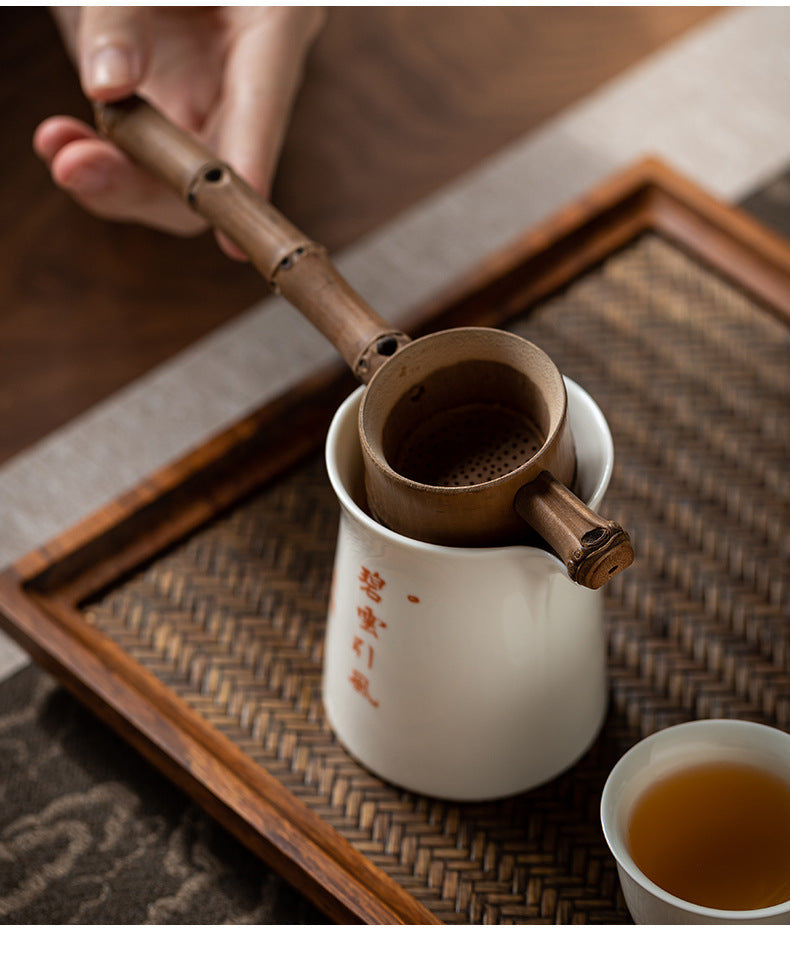 Handmade Bamboo Tea Strainer