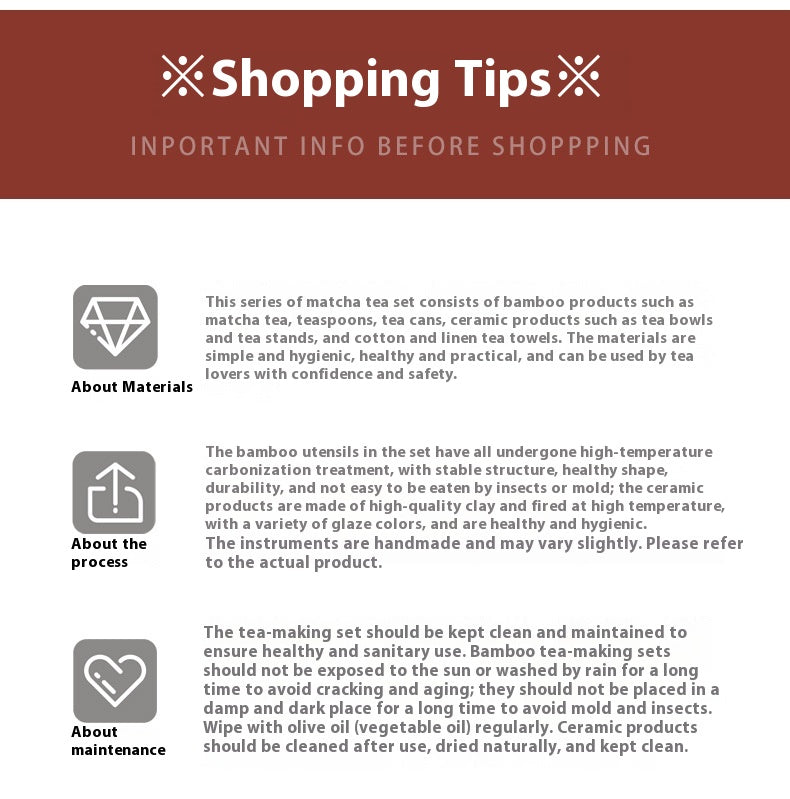 Bamboo Scraper for Cleaning Tea Vessels Song Dynasty Tea Set Suit