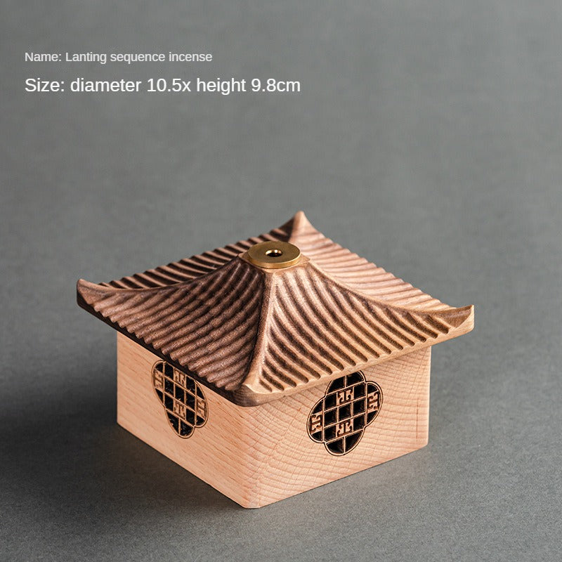 Wooden incense ware