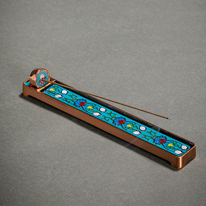 European Retro Zinc Alloy Incense Holder