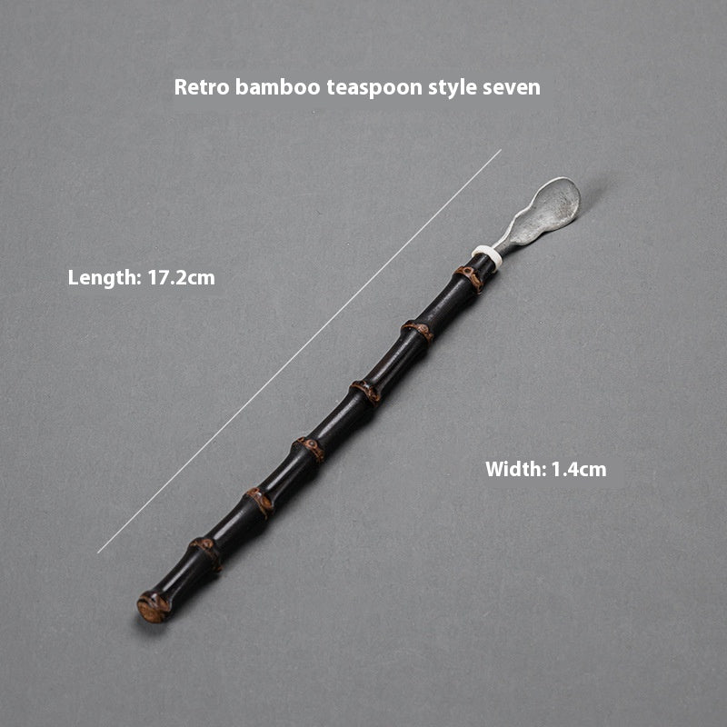 Tea Spoon Single Piece Yunfei Hammered Copper Tea Scoop