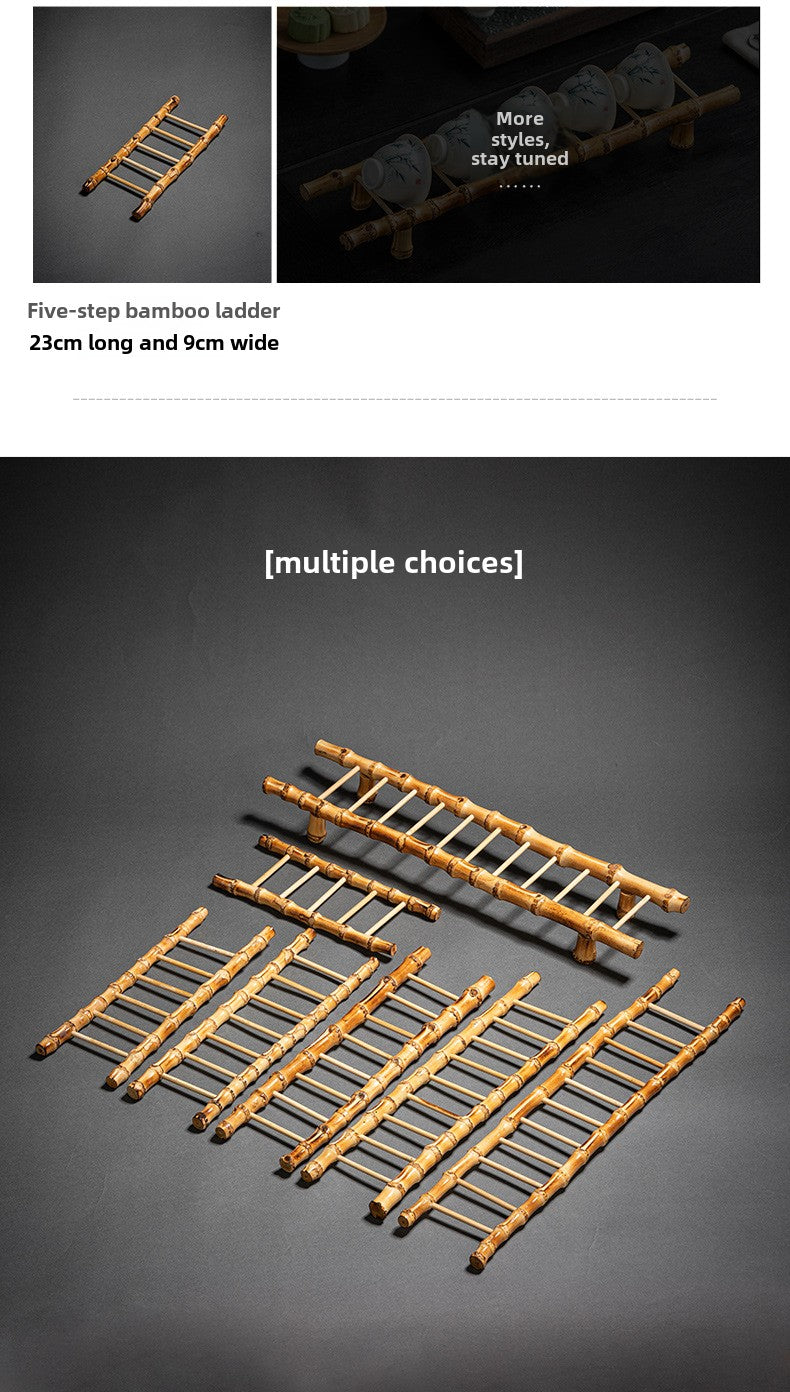Bamboo Whip Tea Cup Holder