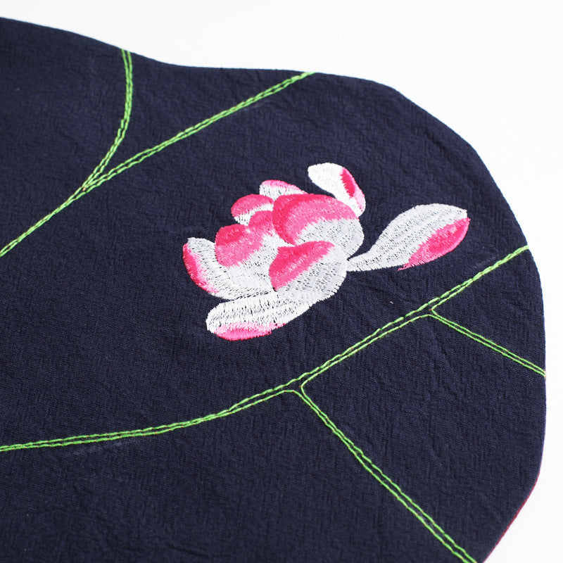 Chinese Style Fabric Small Tea Mat Coaster
