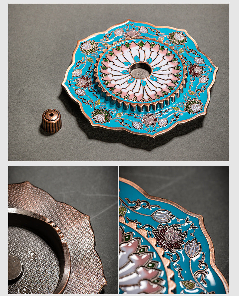 European Retro Zinc Alloy Incense Holder