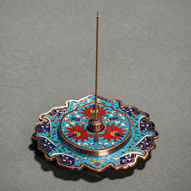 European Retro Zinc Alloy Incense Holder