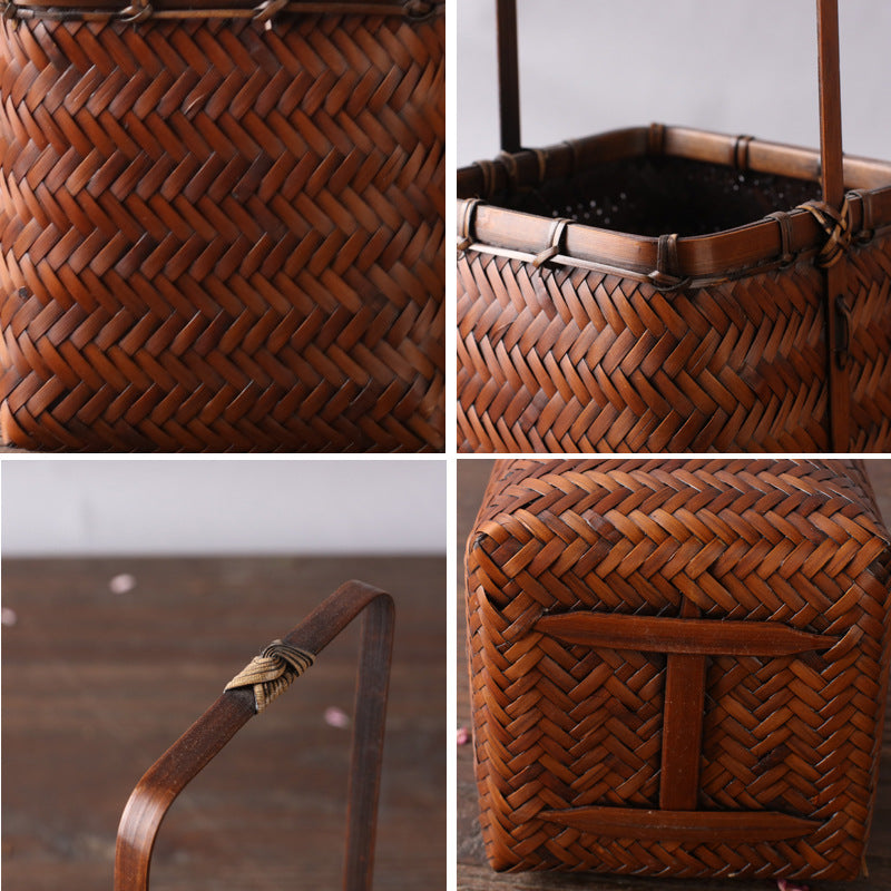 Bamboo Woven Flower Vase