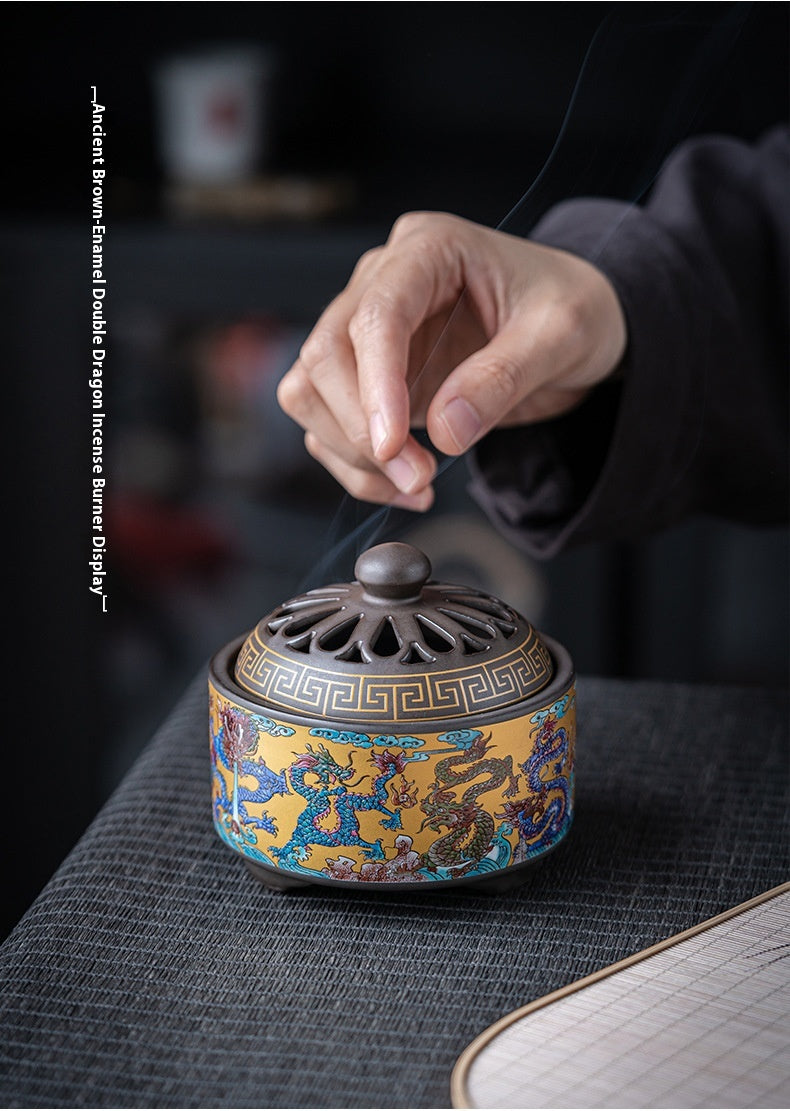 Chinese Style Incense Coil Aromatherapy Furnace Incense Holder