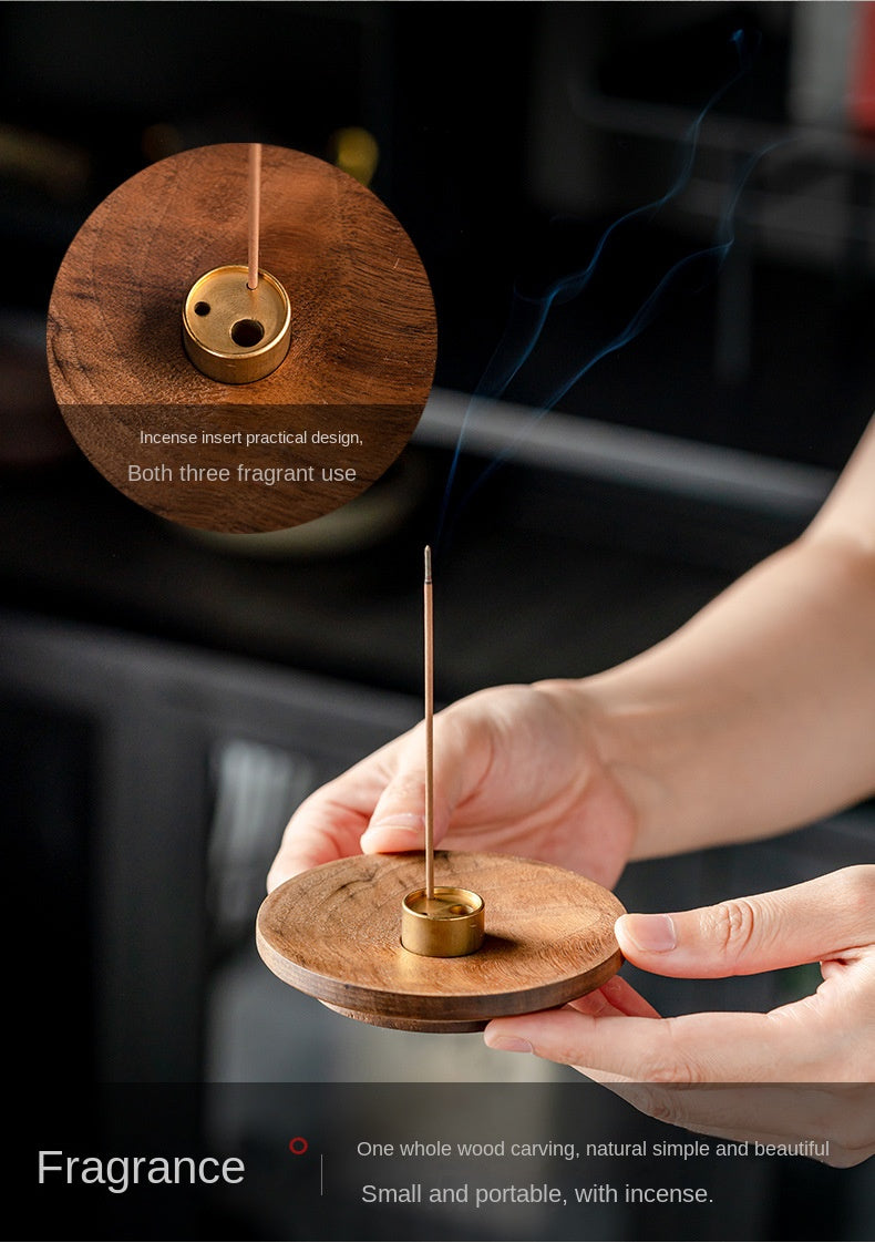 Wooden incense ware