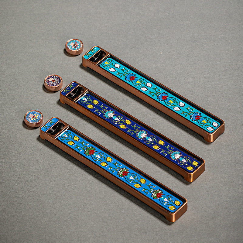 European Retro Zinc Alloy Incense Holder