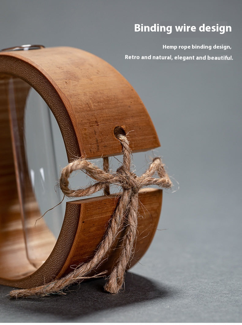 Bamboo flower vase