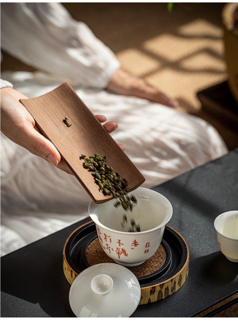 Tea Scoop Bamboo Natural Handmade