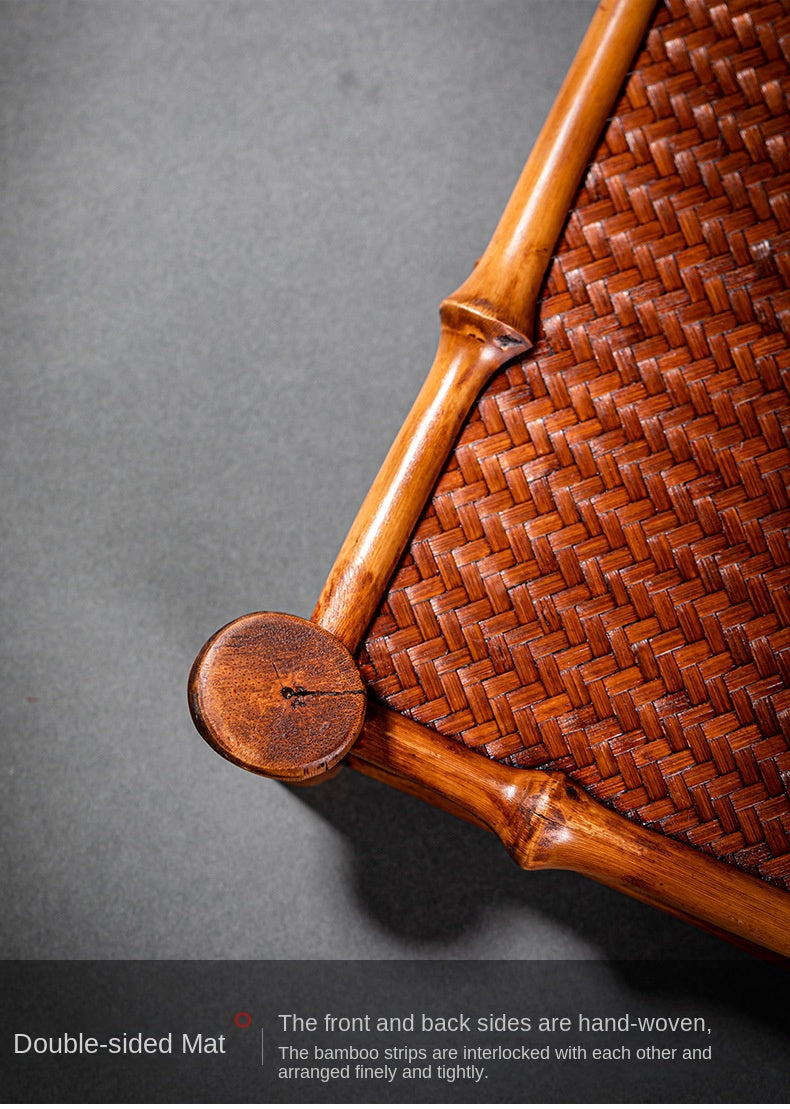 Bamboo Tea Set Storage Tray
