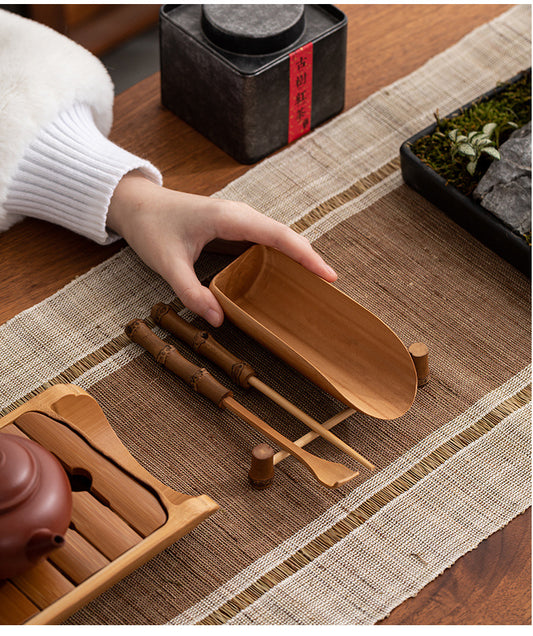 Bamboo Tea Scoop Three-Piece Set