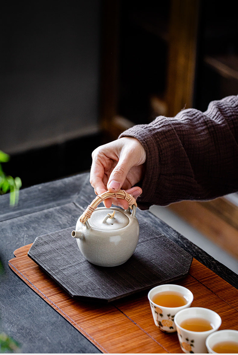 Solid Wood Dry Pour Tea Tray