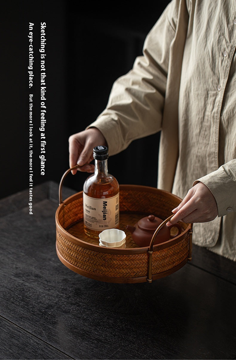Bamboo Woven Storage Basket
