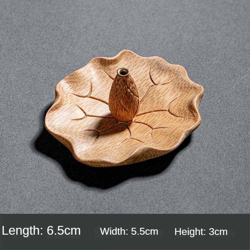 Lotus-shaped incense burner