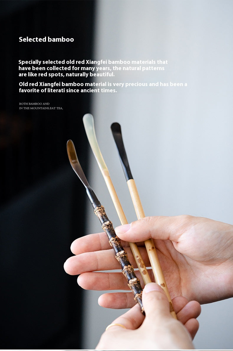 Ox Horn Tea Scoop Long Handle Matcha Spoon