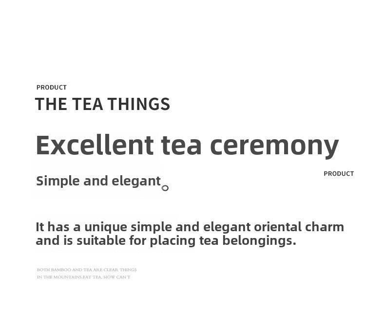 Solid Wood Dry Pour Tea Tray