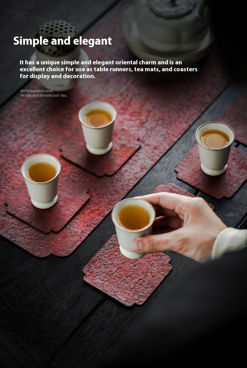 Microfiber cloth coasters