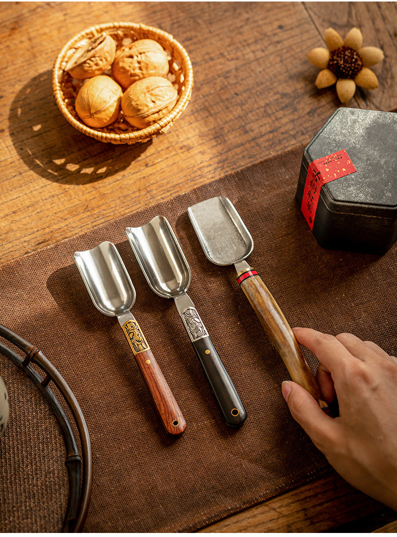 Chinese Style Stainless Steel Tea Spoon