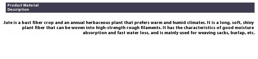 Jute Tea Cloth Coarse Jute Tea Mat