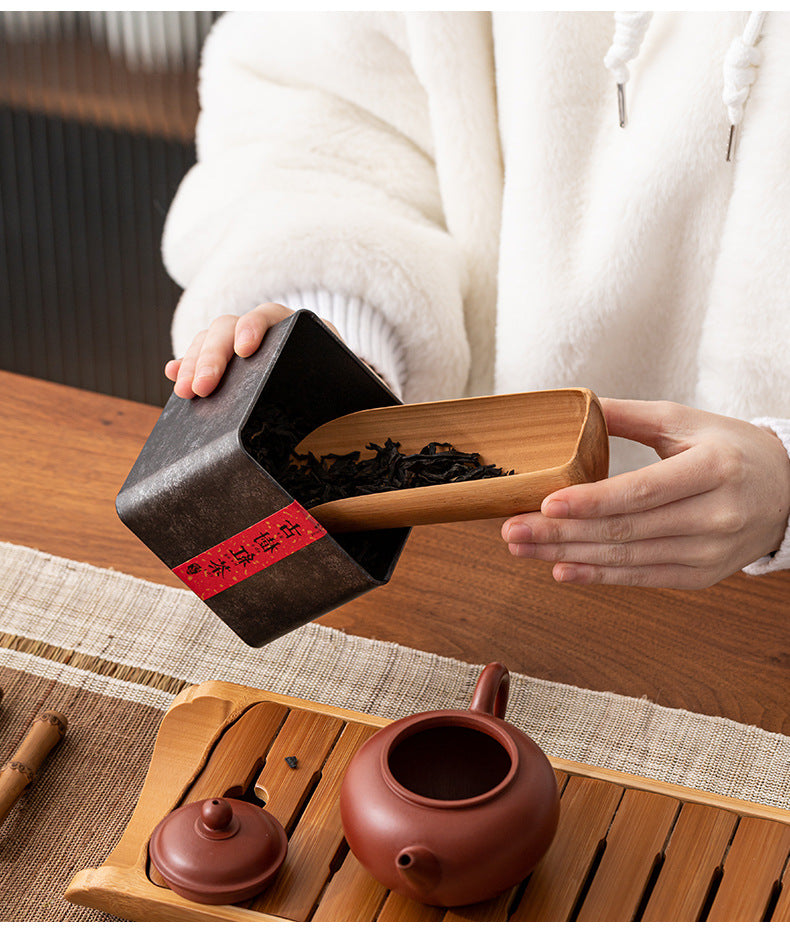 Bamboo Tea Scoop Three-Piece Set