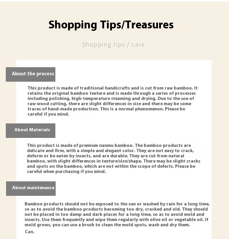 Bamboo Carved Tea Scoop