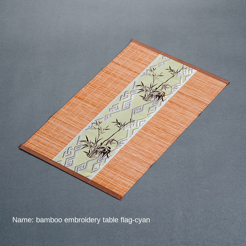 Bamboo Tea Mat New Chinese Style Zen Tea Flag