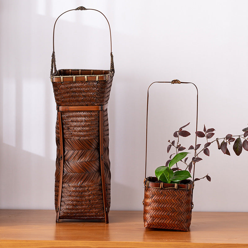 Handmade Bamboo Woven Vase