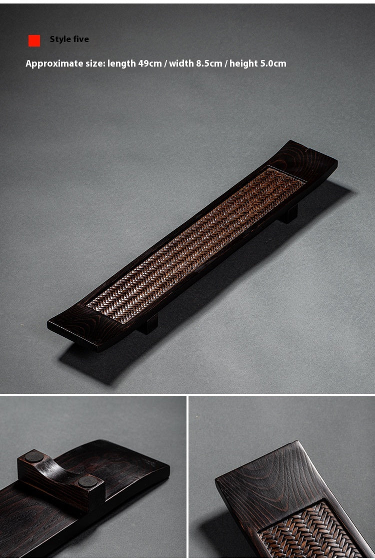 Household Solid Wood Tea Tray Food Tray