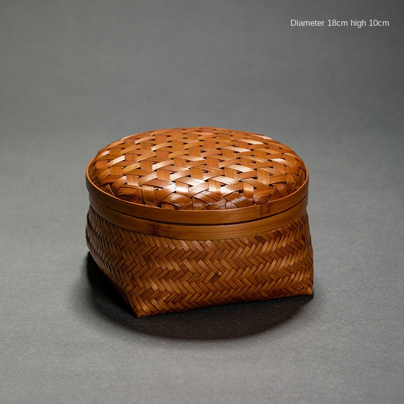 Bamboo Tea Set Storage Box