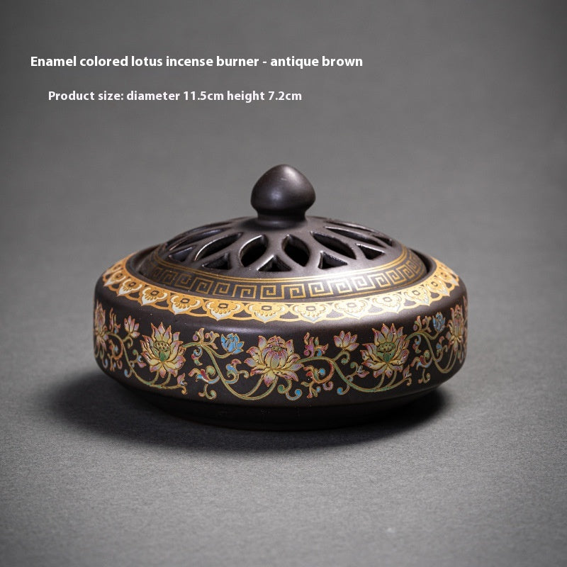 Chinese Style Incense Coil Aromatherapy Furnace Incense Holder