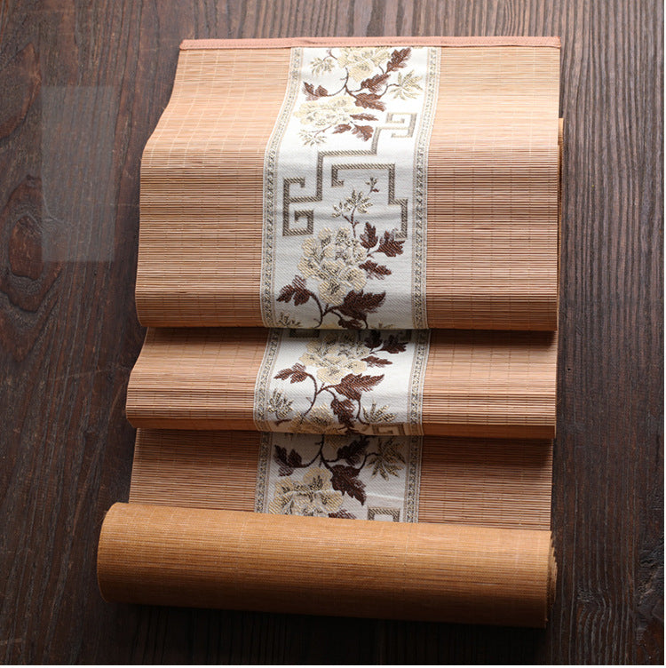 Chinese Ancient Bamboo Tea Mat