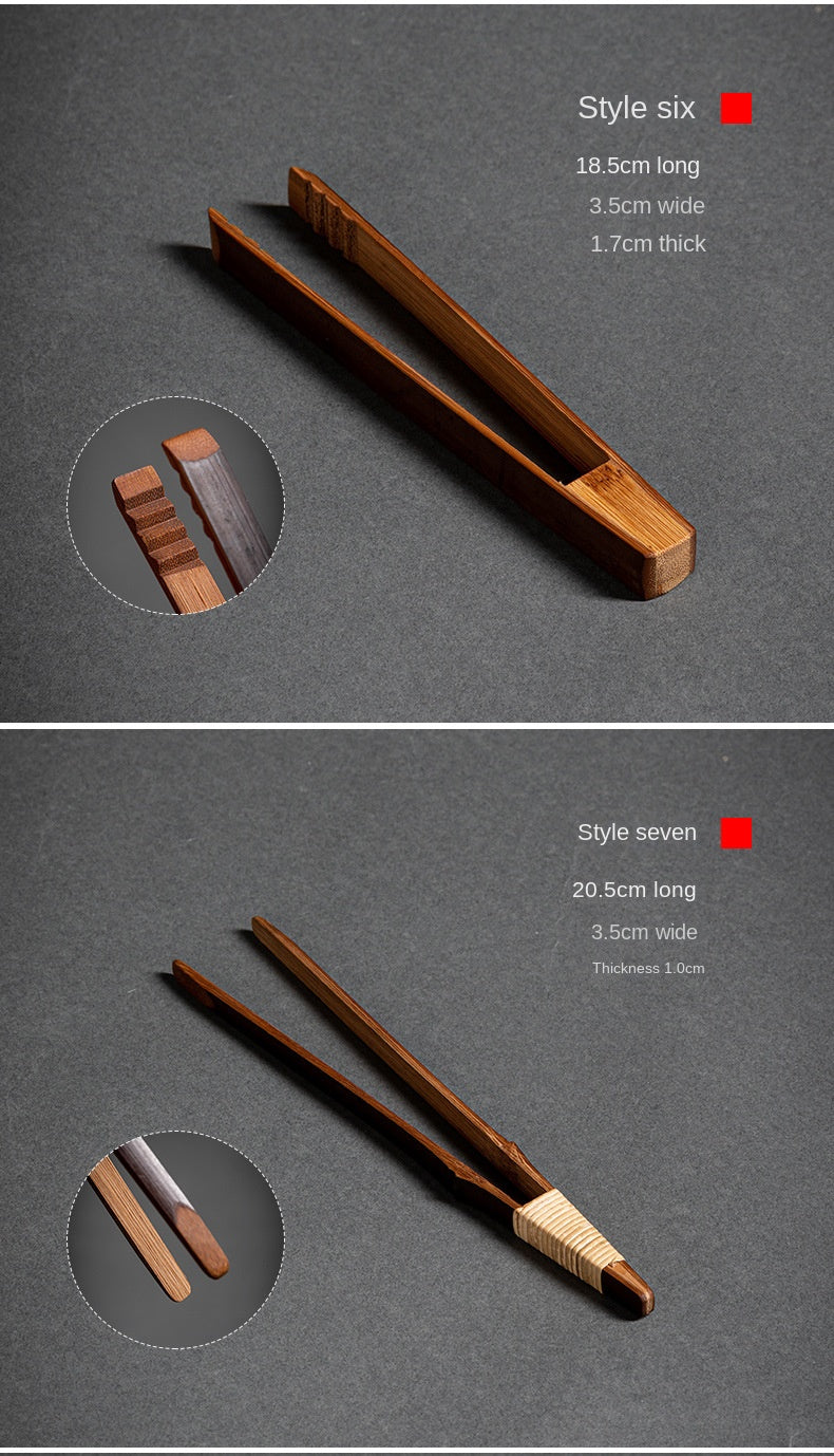 Bamboo Tea Tongs