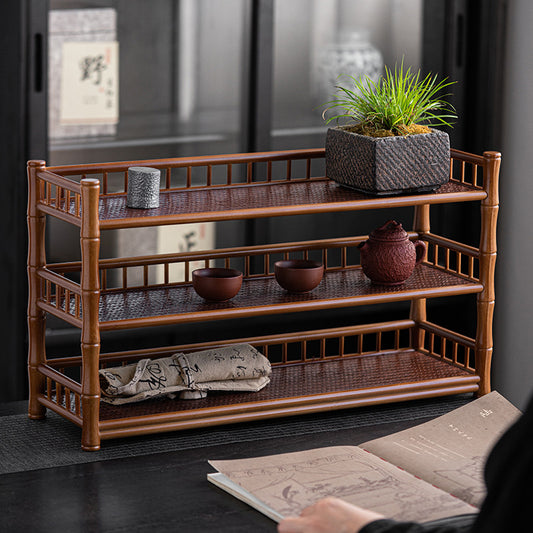 Bamboo Woven Tea Cup Holder