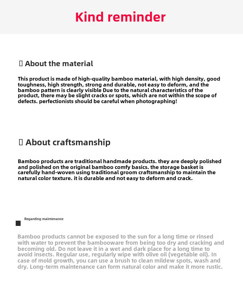 Simple Bamboo-Woven Tray