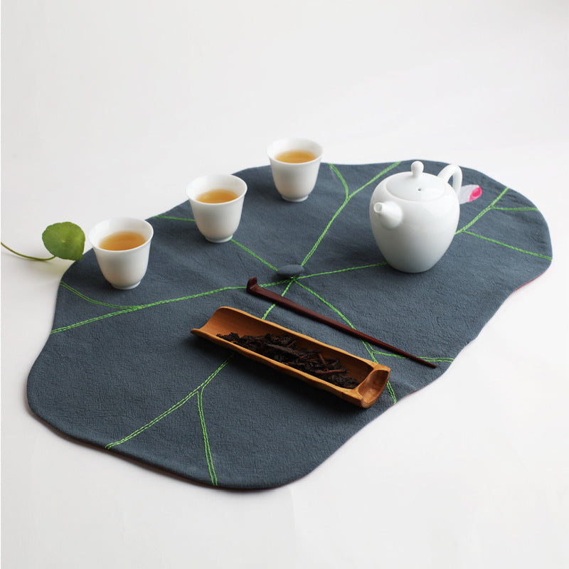 Chinese Style Fabric Small Tea Mat Coaster