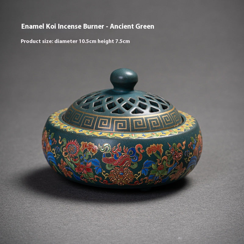 Chinese Style Incense Coil Aromatherapy Furnace Incense Holder