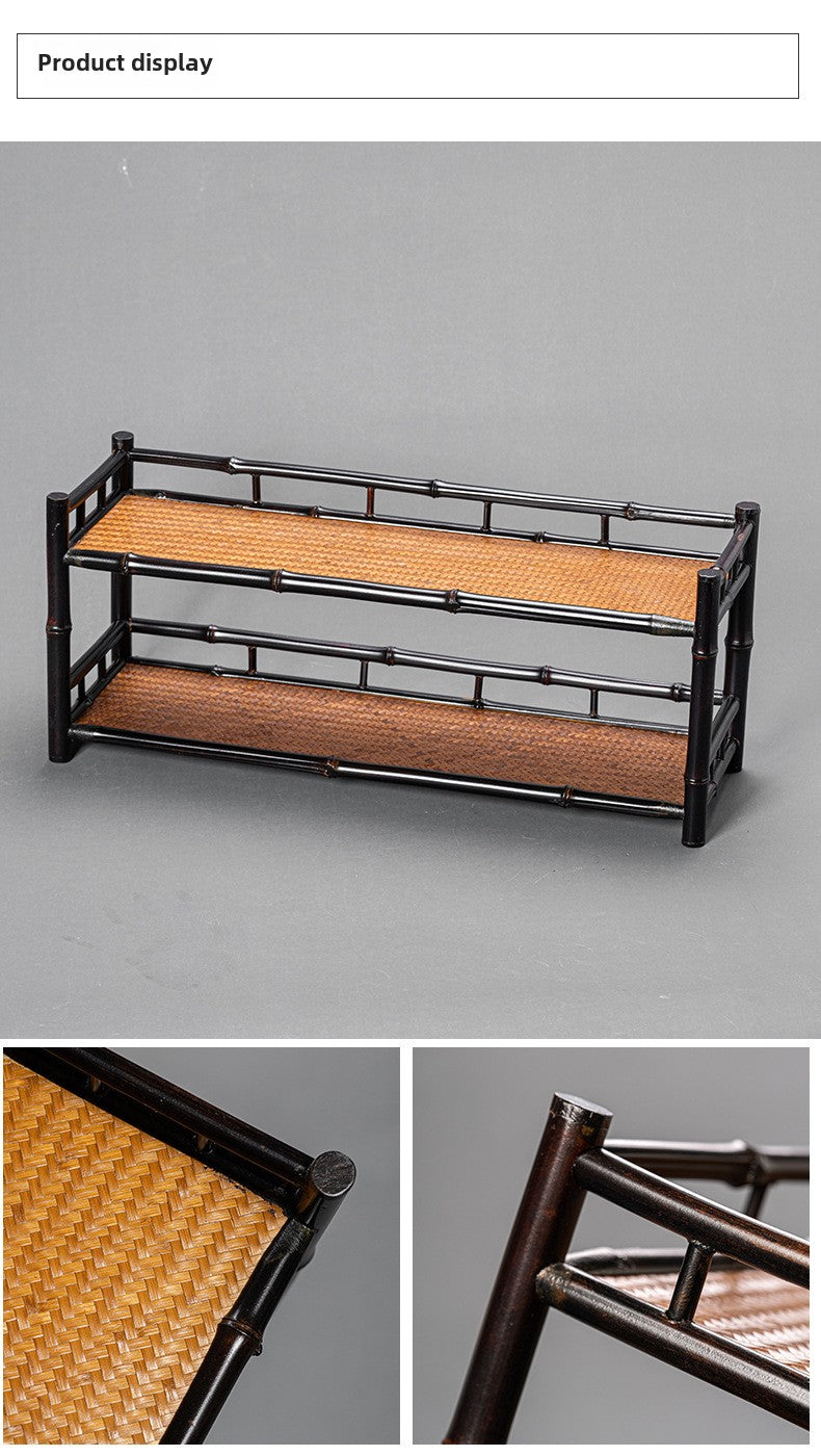 Bamboo Woven Tea Cup Holder