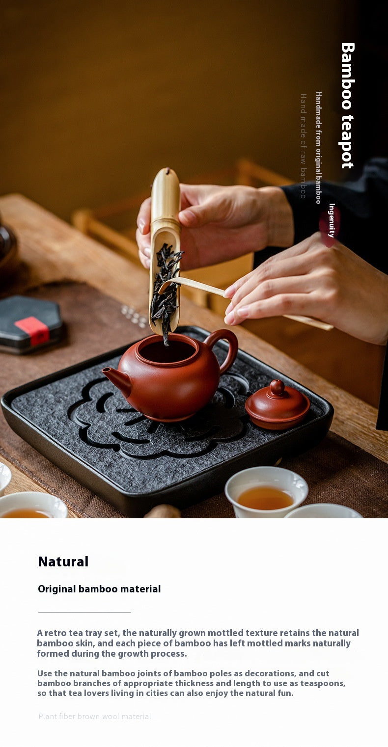 Bamboo Tea Spoon Two-Piece Set