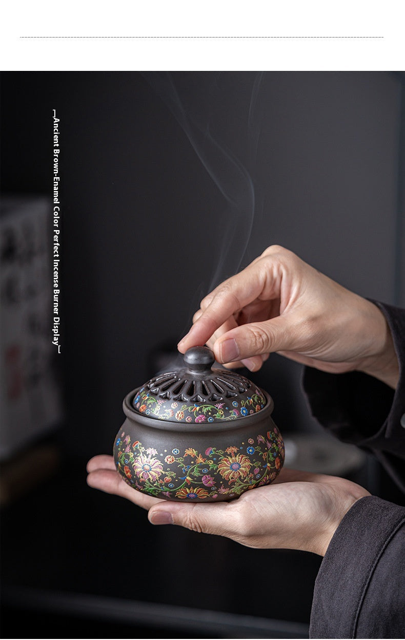 Chinese Style Incense Coil Aromatherapy Furnace Incense Holder