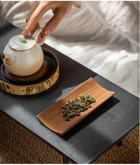 Tea Scoop Bamboo Natural Handmade