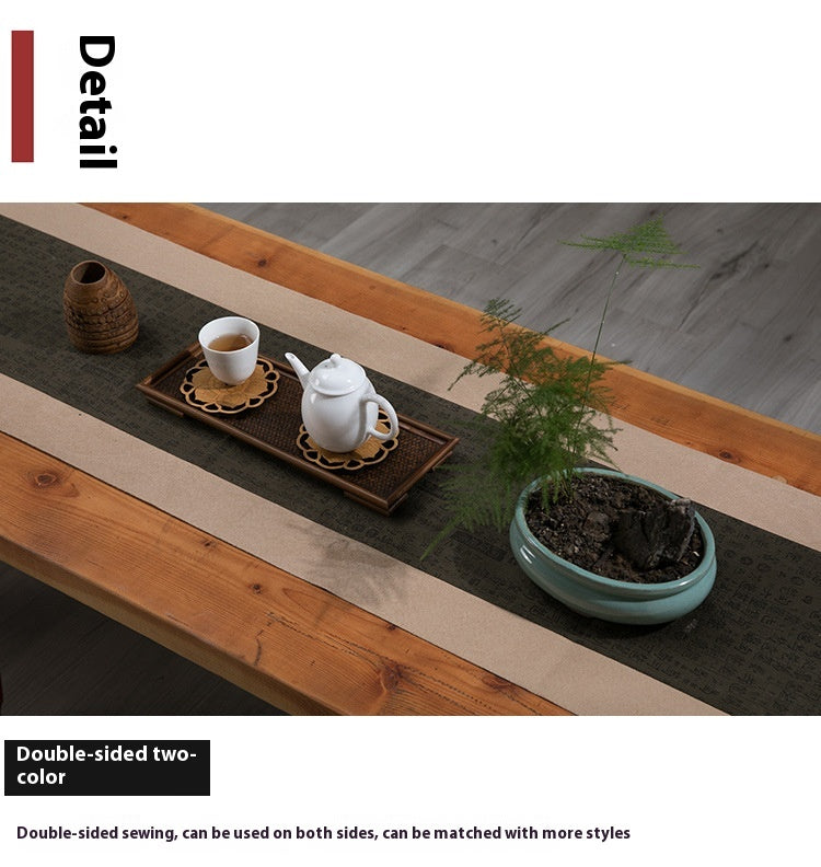 Chinese style tea flag